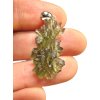 Silver moldavite pendant 1,9g – Besednice Jezkovna