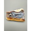 Petrified opalized wood with natural copper  – West Java, Indonesia