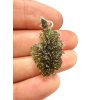 Silber Moldavit Anhänger 2,6g
