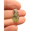 Silber Moldavit Anhänger 1g
