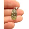 Silber Moldavit Anhänger 1g