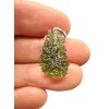 Silber Moldavit Anhänger 1,5g