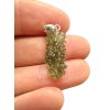 Silber Moldavit Anhänger 1,2g