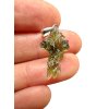 Silber Moldavit Anhänger 1,2g