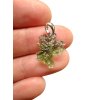 Silver moldavite pendant 1g