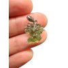 Silver moldavite pendant 1g