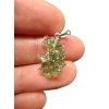 Silber Moldavit Anhänger 0,9g