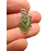 Silber Moldavit Anhänger 1,2g