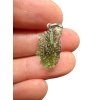 Silver moldavite pendant 1,2g