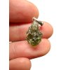Silber Moldavit Anhänger 1,2g