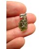 Silber Moldavit Anhänger 1,2g