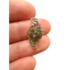 Silver moldavite pendant 0,9g