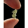 Silver moldavite pendant 0,8g