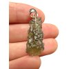 Silber Moldavit Anhänger 2,8g