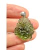 Silver moldavite pendant 4,1g