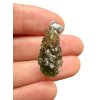 Silber Moldavit Anhänger 2,8g