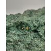 Gold on malachite – Okozondje, Kunene, Namibia