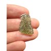 Silver moldavite pendant