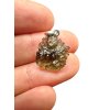 Silber Moldavit Anhänger 1,2g
