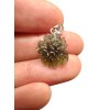 Silber Moldavit Anhänger 1,2g