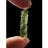 Silver moldavite pendant