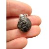 Silber Moldavit Anhänger 2,7g