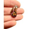 Silver pendant from Australian boulder opal