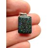 Silver pendant from Australian opal