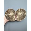 Ammonite (pair) 10,3cm and 10,3cm – Morocco