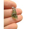 Silber Moldavit Anhänger 1g