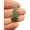 Silber Moldavit Anhänger 2,9g