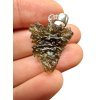 Silber Moldavit Anhänger 2,8g