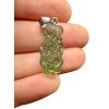 Silver moldavite pendant 1,7g