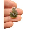 Silber Moldavit Anhänger 1,6g