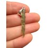Silver moldavite pendant 1g