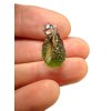 Silber Moldavit Anhänger 1,6g