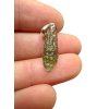 Silber Moldavit Anhänger 0,8g