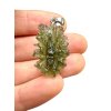 Silver moldavite pendant 5,1g from Jezkovna