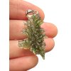 Silver moldavite pendant 3,1g from Jezkovna