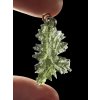 Silver moldavite pendant 3,1g from Jezkovna