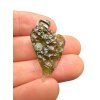 Silver moldavite pendant 2,7g