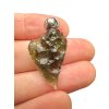 Silver moldavite pendant 2,7g