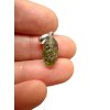 Silber Moldavit Anhänger 0,9g