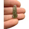 Silver moldavite pendant 1,1g