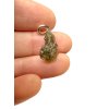 Silber Moldavit Anhänger 0,8g