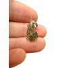 Silber Moldavit Anhänger 0,8g