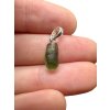 Silber Moldavit Anhänger 0,6g