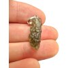Silber Moldavit Anhänger 1,3g
