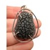 Stříbrný přívěsek ze slovenského obsidiánu 7,9g