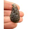 Silver moldavite pendant 7,3g